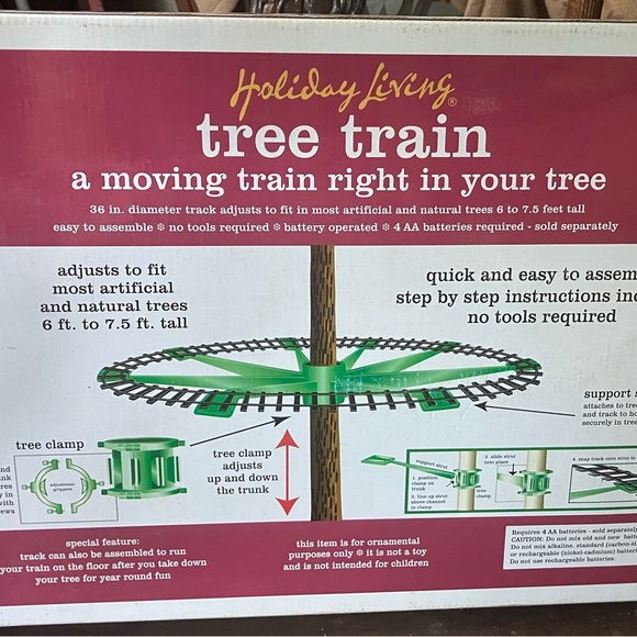 Vintage Holiday Living Tree Train - Picture 2 of 5